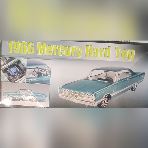 1966 Mercury Hard Top Model Kit. 1:25 scale. Open box. Ages 10+ - Picture 3 of 11